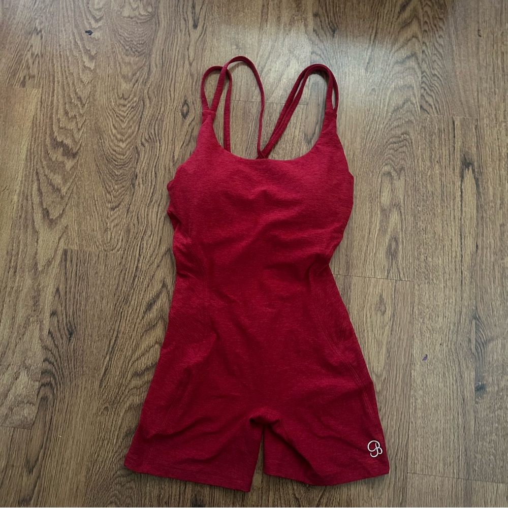 Bombshell Sportswear Red Jumpsuit